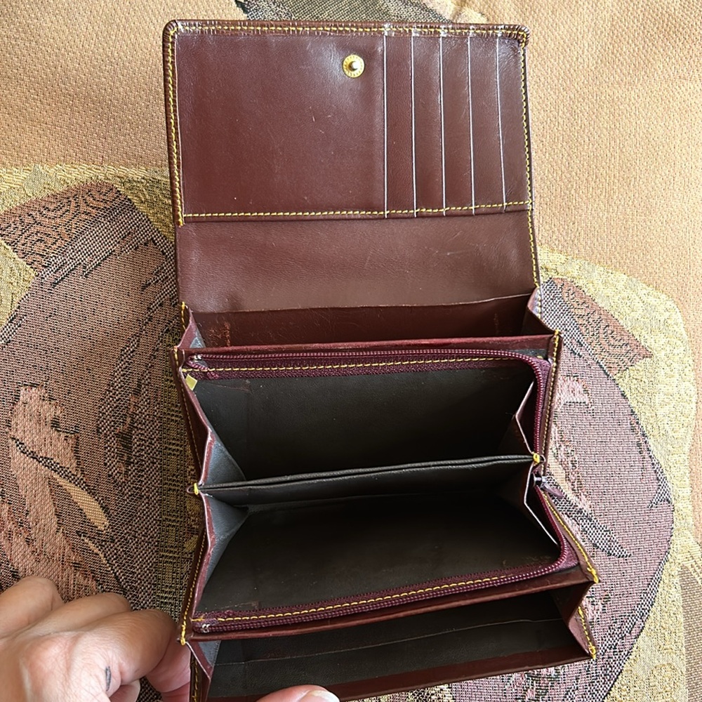 NINA RICCI Elegant Brown Wallet EUC - Picture 6 of 9